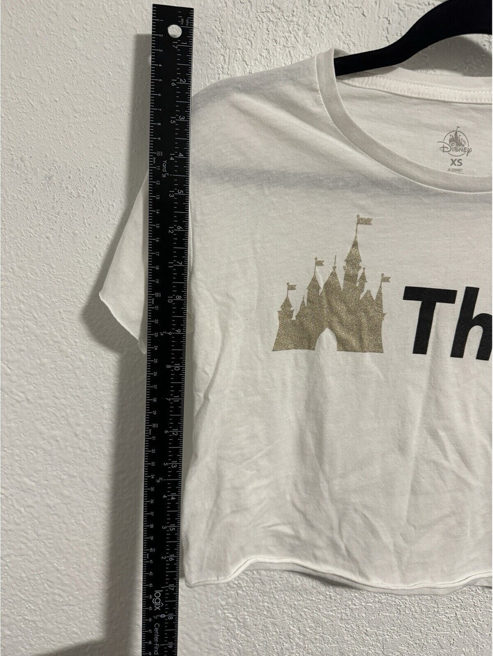 Disney Women's White “Castle This” Magic Kingdom Castle Crop Top Size X-small - Picture 6 of 6